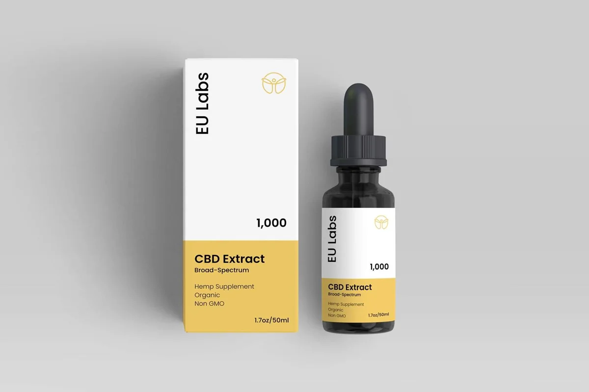1000mg broad-spectrum CBD oil dropper bottle — CBD Oil Brisbane
